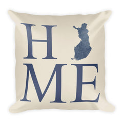 Finland Map Pillow – Modern Map Art