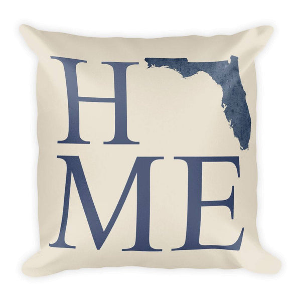 Florida Map Pillow – Modern Map Art