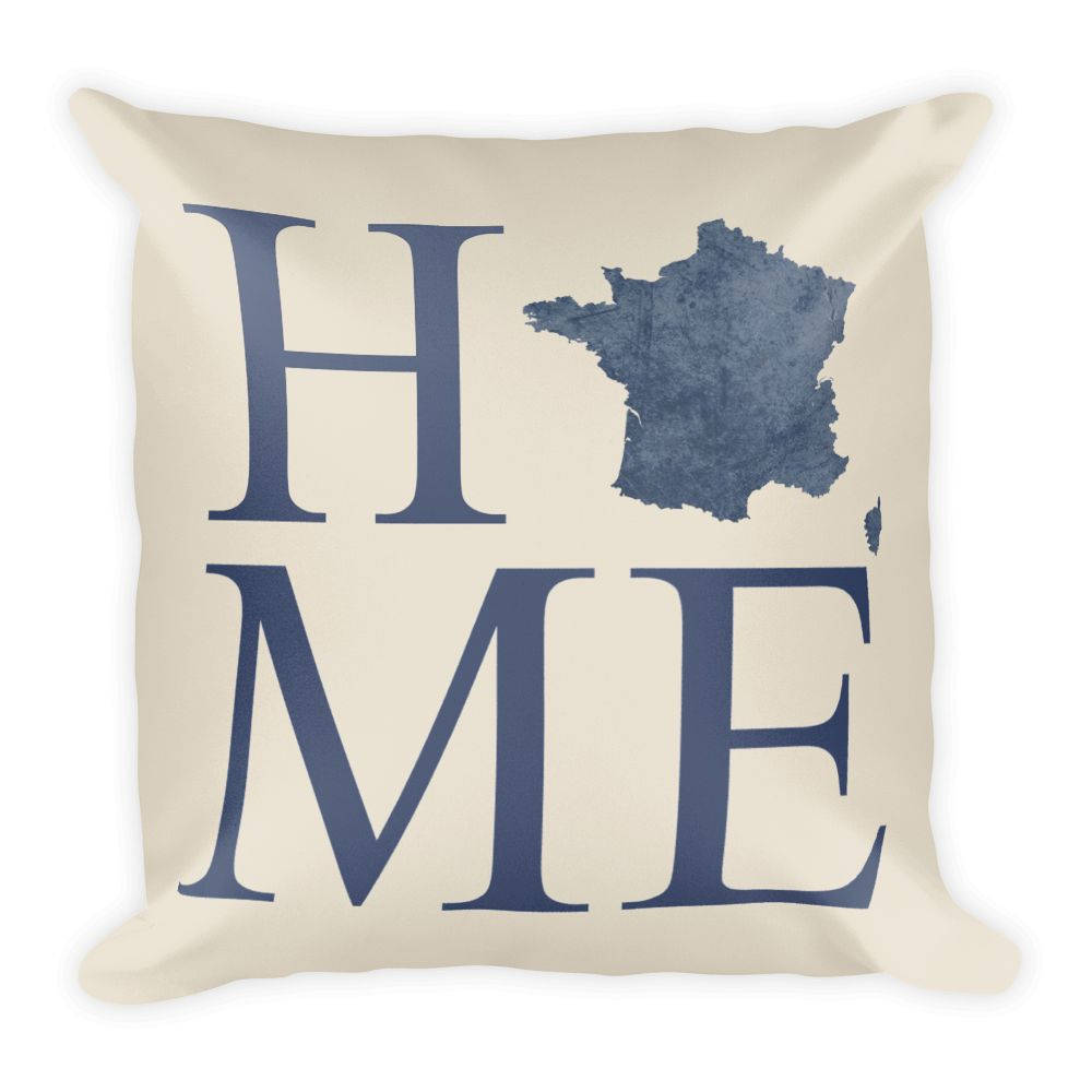 France Map Pillow – Modern Map Art