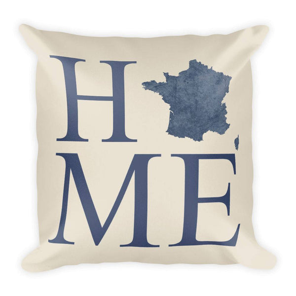 France Map Pillow – Modern Map Art