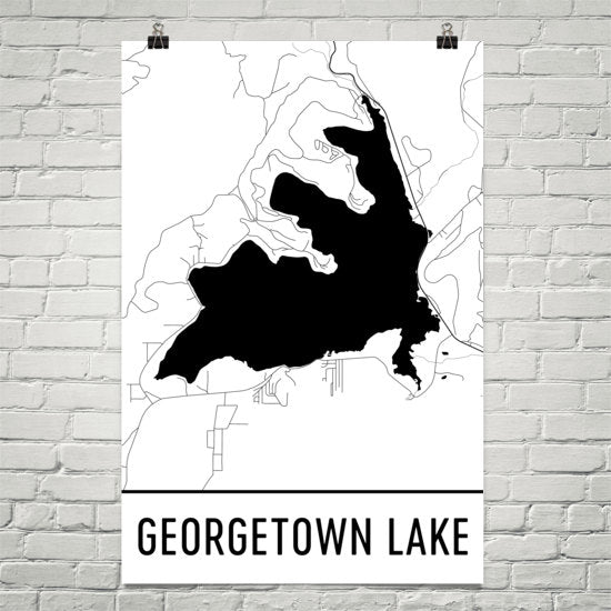 Georgetown Lake MT Art and Maps
