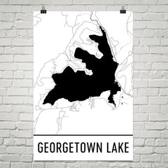 Georgetown Lake MT Art and Maps