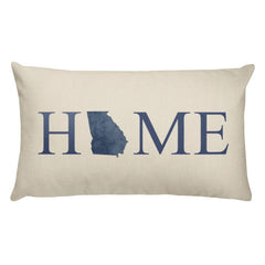 Georgia Map Pillow – Modern Map Art