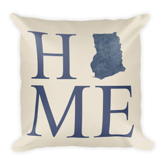 Ghana Map Pillow – Modern Map Art