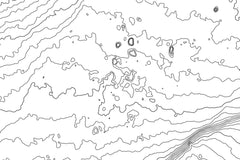Hawaii Volcanoes National Park Topographic Map Art