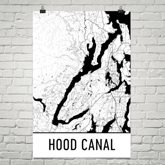 Hood Canal WA Art and Maps