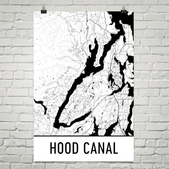 Hood Canal WA Art and Maps