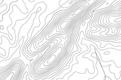 Hot Springs National Park Topographic Map Art