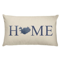 Iceland Map Pillow – Modern Map Art