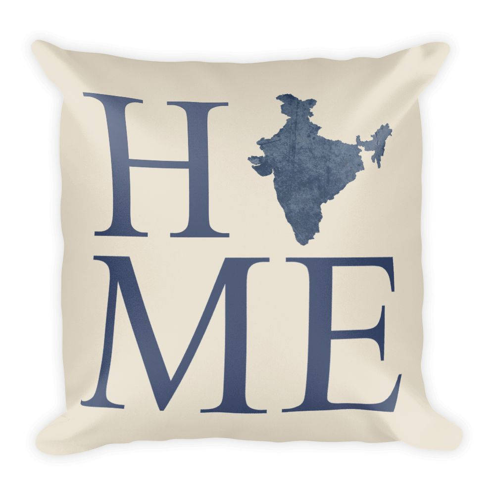 India Map Pillow – Modern Map Art
