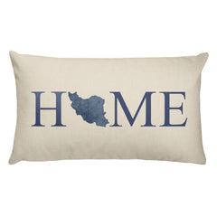 Iran Map Pillow – Modern Map Art