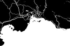 Jamaica Wall Map Print - Modern Map Art