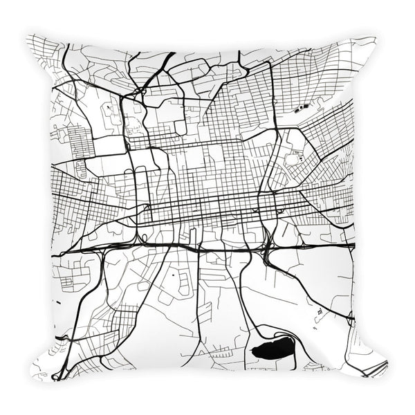 Johannesburg Map Pillow – Modern Map Art