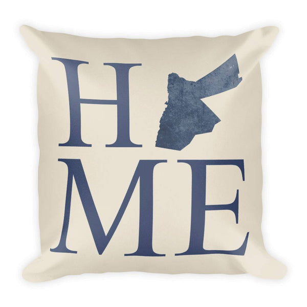 Jordan Map Pillow – Modern Map Art