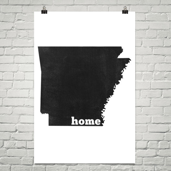 Kansas Home State Map Art