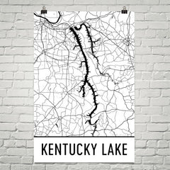 Kentucky Lake TN Art and Maps