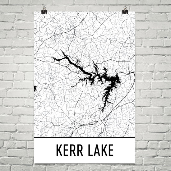 Kerr Lake NC Art and Maps