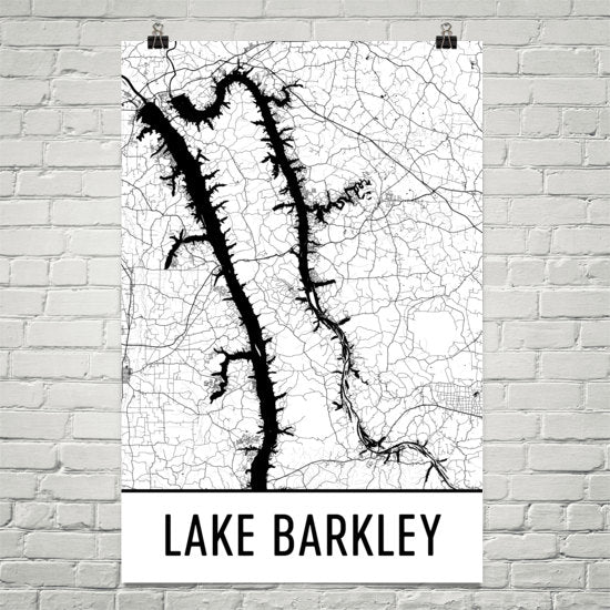 Lake Barkley KY Art and Maps