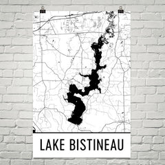 Lake Bistineau LA Art and Maps