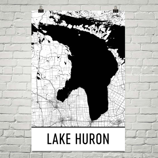 Lake Huron Art and Maps