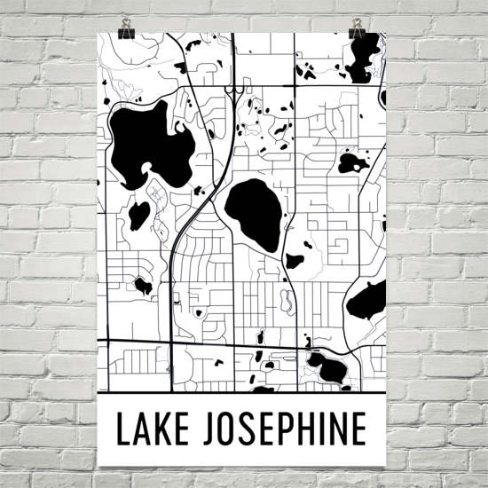 Lake Josephine MN Art and Maps