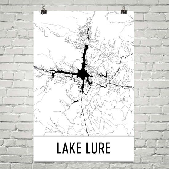 Lake Lure NC Art and Maps