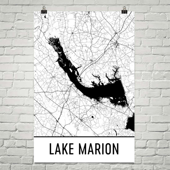 Lake Marion SC Art and Maps