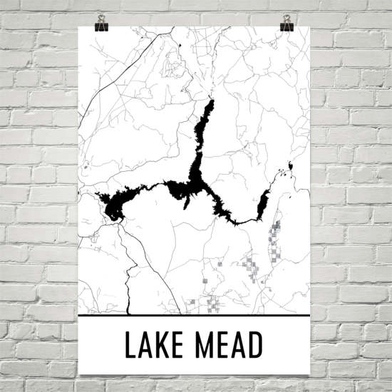Lake Mead AZ Art and Maps