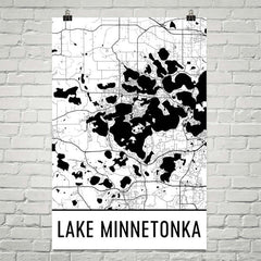 Lake Minnetonka MN Art and Maps