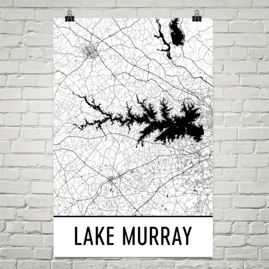 Lake Murray SC Art and Maps