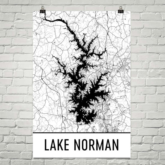 Lake Norman NC Art and Maps