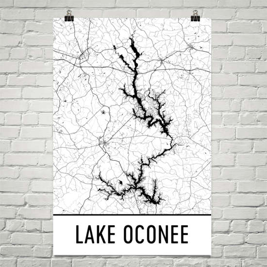 Lake Oconee GA Art and Maps