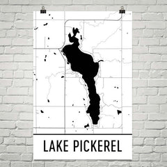 Lake Pickerel SD Art and Maps