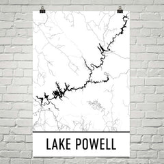 Lake Powell AZ Art and Maps