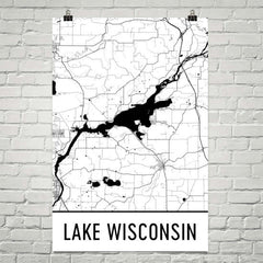 Lake Wisconsin WI Art and Maps