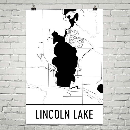 Lincoln Lake MI Art and Maps