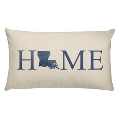 Louisiana Map Pillow – Modern Map Art
