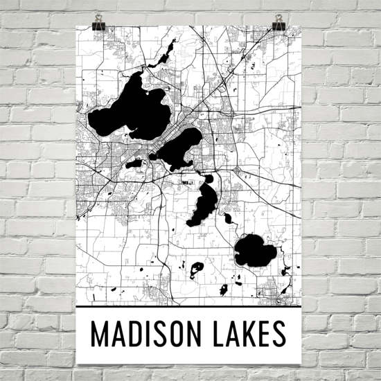 Madison Lake MN Art and Maps