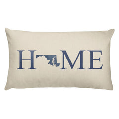 Maryland Map Pillow – Modern Map Art