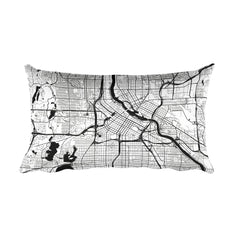 Minneapolis Map Pillow – Modern Map Art