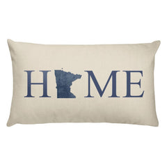 Minnesota Map Pillow – Modern Map Art