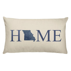 Missouri Map Pillow – Modern Map Art