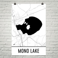 Mono Lake CA Art and Maps
