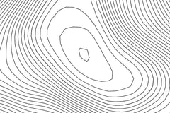 Mount Edith Cavell Topographic Map Art