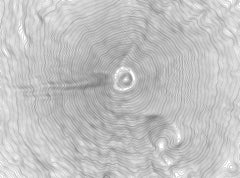 Mount Fuji Topographic Map Art