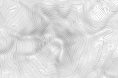 Mount Hood Topographic Map Art