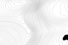Mount Whitney Topographic Map Art
