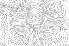 Mt. St. Helens Topographic Map Art