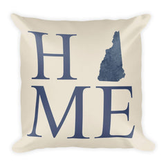 New Hampshire Map Pillow – Modern Map Art