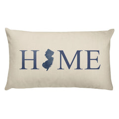 New Jersey Map Pillow – Modern Map Art